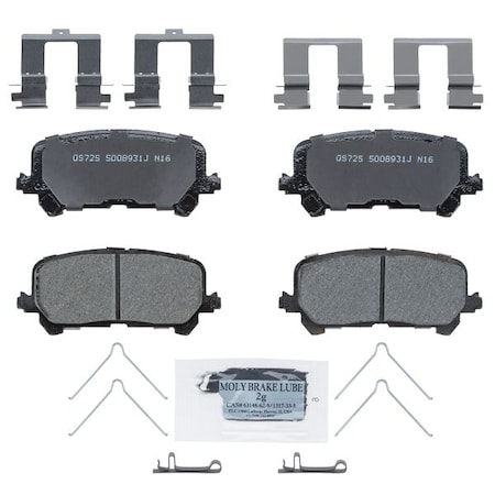 Wagner Brakes Ceramic Brake Pads, Zd1724 ZD1724